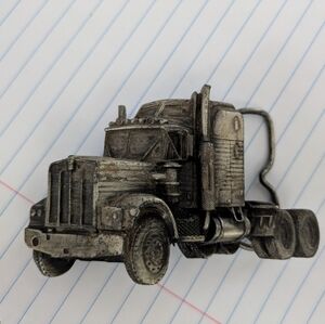 Vintage Bergamot Brass Kenwood Truck Cab Belt Buckle